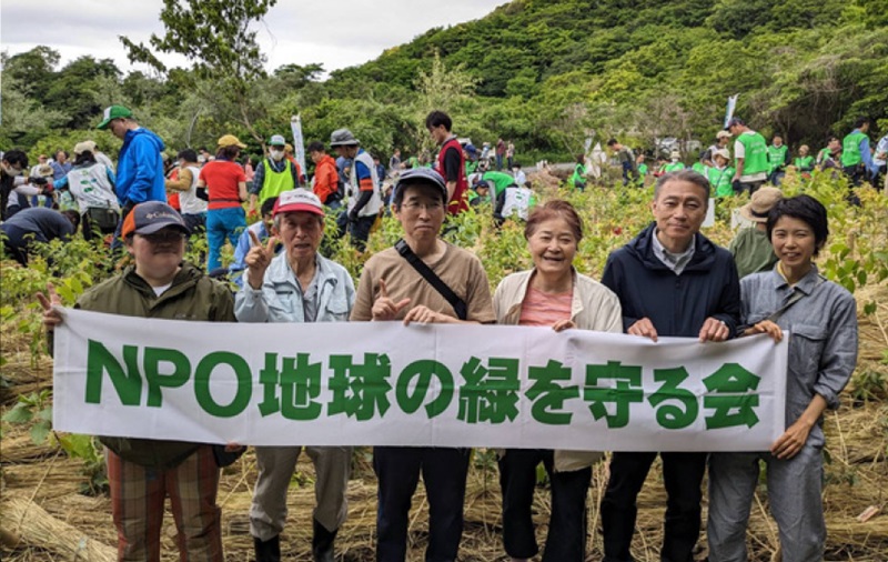 第26回 湘南国際村めぐりの森植樹祭に参加した会員有志