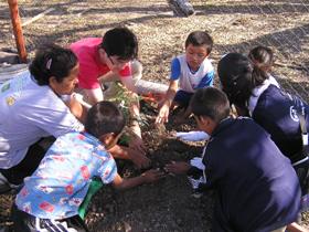 ディアナ小学校にて